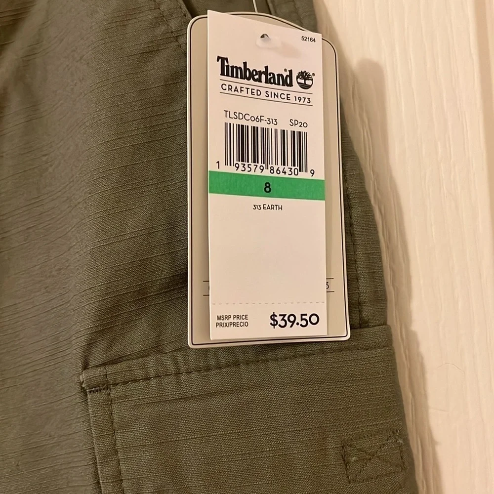 Boys Timberland 8 Olive Cargo‎ Shorts